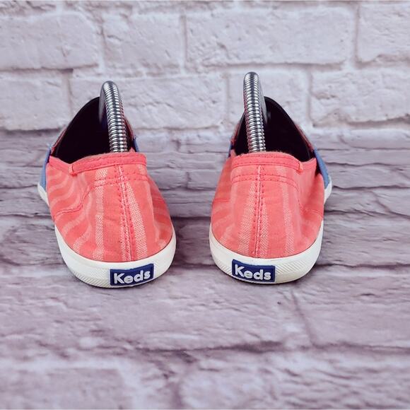 Keds women's slip on shoes pineapple blue pink size 9 - Picture 4 of 15